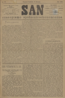 San : czasopismo społeczno-ekonomiczne. 1880, nr 16