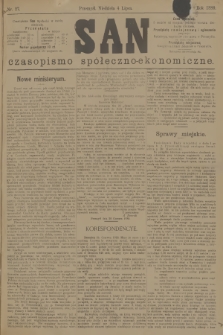 San : czasopismo społeczno-ekonomiczne. 1880, nr 27