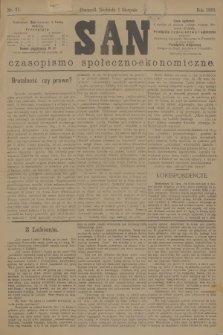 San : czasopismo społeczno-ekonomiczne. 1880, nr 31