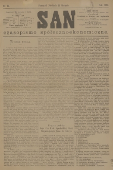 San : czasopismo społeczno-ekonomiczne. 1880, nr 34
