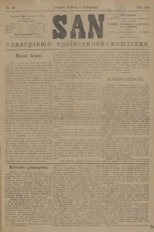 San : czasopismo społeczno-ekonomiczne. 1880, nr 40