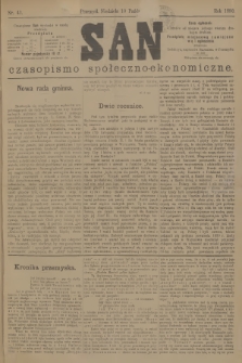San : czasopismo społeczno-ekonomiczne. 1880, nr 41