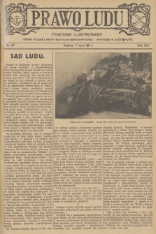 Prawo Ludu : tygodnik ilustrowany : organ Polskiej Partyi Socyalno-Demokratycznej. R.14, 1911, nr 27