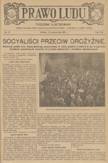 Prawo Ludu : tygodnik ilustrowany : organ Polskiej Partyi Socyalno-Demokratycznej. R.14, 1911, nr 41