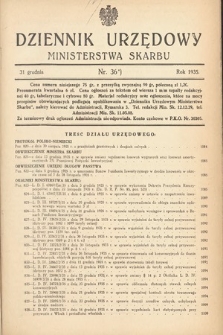 Dziennik Urzędowy Ministerstwa Skarbu. 1935, nr 36