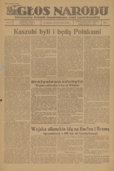 Głos Narodu : informacyjny dziennik demokratyczny ziemi częstochowskiej. R.1, 1945, nr 44