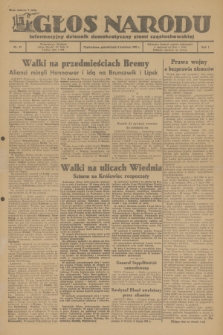 Głos Narodu : informacyjny dziennik demokratyczny ziemi częstochowskiej. R.1, 1945, nr 47