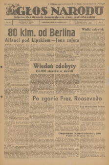 Głos Narodu : informacyjny dziennik demokratyczny ziemi częstochowskiej. R.1, 1945, nr 52
