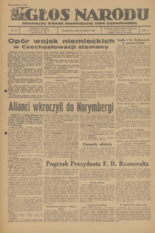 Głos Narodu : informacyjny dziennik demokratyczny ziemi częstochowskiej. R.1, 1945, nr 54
