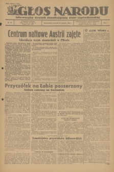 Głos Narodu : informacyjny dziennik demokratyczny ziemi częstochowskiej. R.1, 1945, nr 55