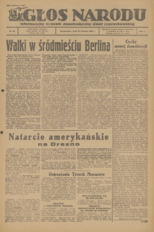 Głos Narodu : informacyjny dziennik demokratyczny ziemi częstochowskiej. R.1, 1945, nr 60
