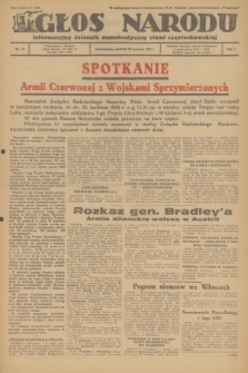 Głos Narodu : informacyjny dziennik demokratyczny ziemi częstochowskiej. R.1, 1945, nr 64