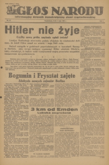 Głos Narodu : informacyjny dziennik demokratyczny ziemi częstochowskiej. R.1, 1945, nr 67