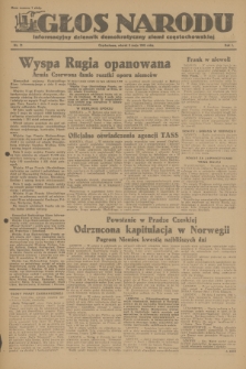 Głos Narodu : informacyjny dziennik demokratyczny ziemi częstochowskiej. R.1, 1945, nr 71