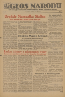 Głos Narodu : informacyjny dziennik demokratyczny ziemi częstochowskiej. R.1, 1945, nr 73