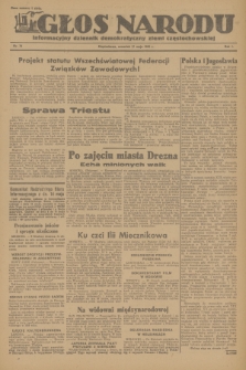 Głos Narodu : informacyjny dziennik demokratyczny ziemi częstochowskiej. R.1, 1945, nr 78