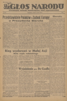 Głos Narodu : informacyjny dziennik demokratyczny ziemi częstochowskiej. R.1, 1945, nr 92