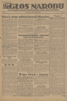 Głos Narodu : informacyjny dziennik demokratyczny ziemi częstochowskiej. R.1, 1945, nr 93