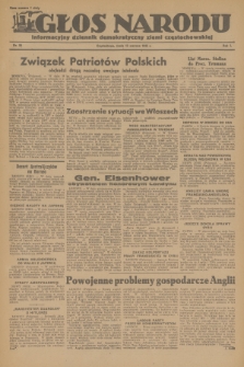 Głos Narodu : informacyjny dziennik demokratyczny ziemi częstochowskiej. R.1, 1945, nr 99