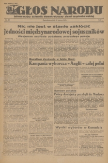 Głos Narodu : informacyjny dziennik demokratyczny ziemi częstochowskiej. R.1, 1945, nr 101