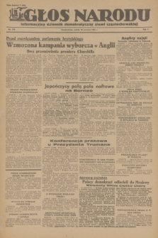 Głos Narodu : informacyjny dziennik demokratyczny ziemi częstochowskiej. R.1, 1945, nr 102