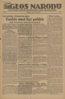 Głos Narodu : informacyjny dziennik demokratyczny ziemi częstochowskiej. R.1, 1945, nr 105