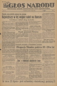 Głos Narodu : informacyjny dziennik demokratyczny ziemi częstochowskiej. R.1, 1945, nr 131