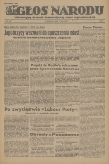 Głos Narodu : informacyjny dziennik demokratyczny ziemi częstochowskiej. R.1, 1945, nr 138