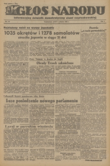 Głos Narodu : informacyjny dziennik demokratyczny ziemi częstochowskiej. R.1, 1945, nr 141