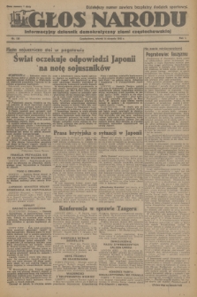 Głos Narodu : informacyjny dziennik demokratyczny ziemi częstochowskiej. R.1, 1945, nr 150