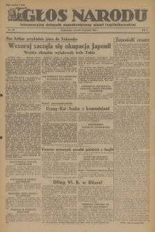 Głos Narodu : informacyjny dziennik demokratyczny ziemi częstochowskiej. R.1, 1945, nr 163