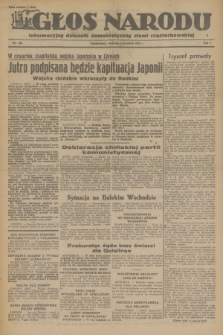 Głos Narodu : informacyjny dziennik demokratyczny ziemi częstochowskiej. R.1, 1945, nr 166