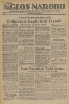 Głos Narodu : informacyjny dziennik demokratyczny ziemi częstochowskiej. R.1, 1945, nr 167