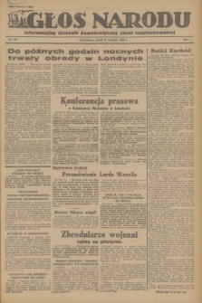 Głos Narodu : informacyjny dziennik demokratyczny ziemi częstochowskiej. R.1, 1945, nr 182