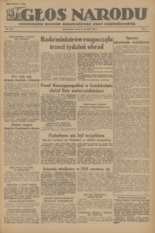 Głos Narodu : informacyjny dziennik demokratyczny ziemi częstochowskiej. R.1, 1945, nr 186