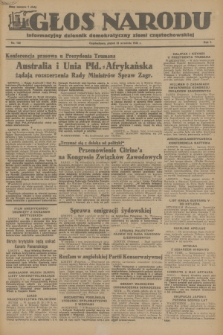 Głos Narodu : informacyjny dziennik demokratyczny ziemi częstochowskiej. R.1, 1945, nr 188