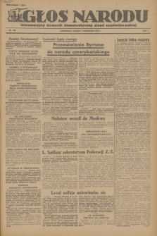 Głos Narodu : informacyjny dziennik demokratyczny ziemi częstochowskiej. R.1, 1945, nr 196