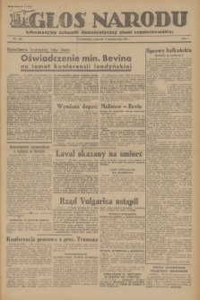 Głos Narodu : informacyjny dziennik demokratyczny ziemi częstochowskiej. R.1, 1945, nr 199