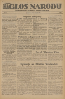 Głos Narodu : informacyjny dziennik demokratyczny. R.1, 1945, nr 221