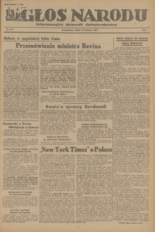 Głos Narodu : informacyjny dziennik demokratyczny. R.1, 1945, nr 224
