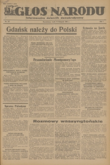 Głos Narodu : informacyjny dziennik demokratyczny. R.1, 1945, nr 227