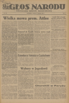 Głos Narodu : informacyjny dziennik demokratyczny. R.1, 1945, nr 228