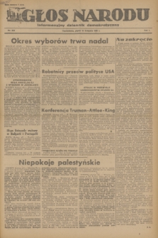 Głos Narodu : informacyjny dziennik demokratyczny. R.1, 1945, nr 229