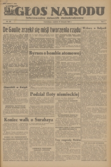 Głos Narodu : informacyjny dziennik demokratyczny. R.1, 1945, nr 231