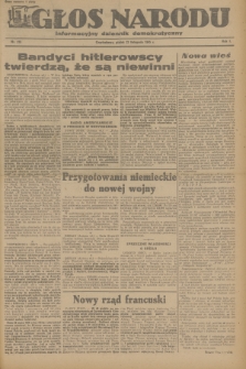 Głos Narodu : informacyjny dziennik demokratyczny. R.1, 1945, nr 235