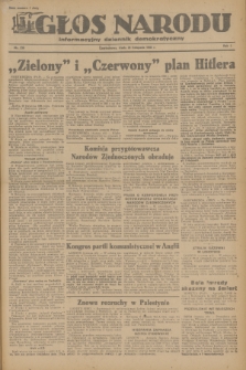 Głos Narodu : informacyjny dziennik demokratyczny. R.1, 1945, nr 239