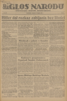 Głos Narodu : informacyjny dziennik demokratyczny. R.1, 1945, nr 240