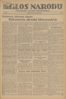 Głos Narodu : informacyjny dziennik demokratyczny. R.1, 1945, nr 245