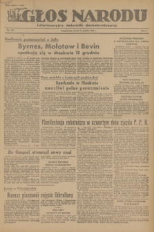 Głos Narodu : informacyjny dziennik demokratyczny. R.1, 1945, nr 249
