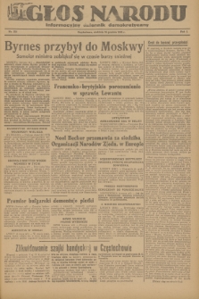 Głos Narodu : informacyjny dziennik demokratyczny. R.1, 1945, nr 254